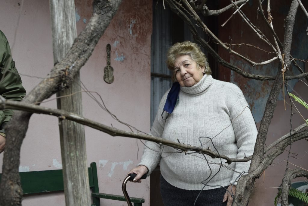 Elsa, nació y vivió toda su vida en Lomas de Zamora, desde hace casi 80 años. 