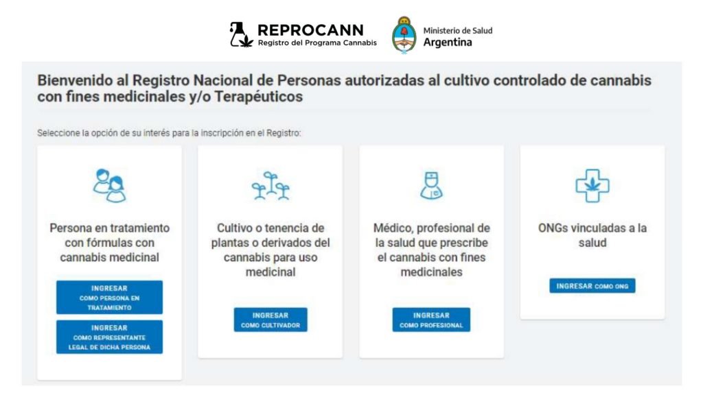 En la web del Ministerio de Salud, dentro el programa de Cannabis Medicinal podras encontrar el REPROCANN