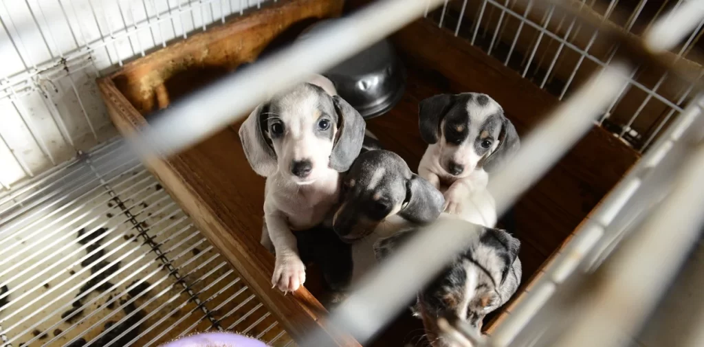 Desbaratan criadero clandestino de "perros salchichas"