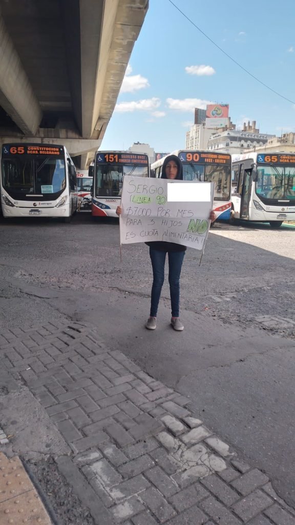 Hace unos meses reclamaba por los derechos de sus hijos en Puente La Noria, desde ese día recorrió innumerables marchas