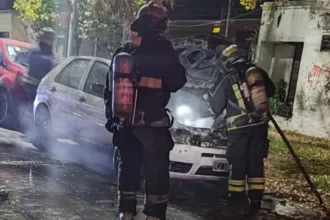 auto incendiado