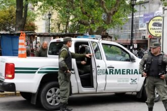 gendarme baleó delincuente