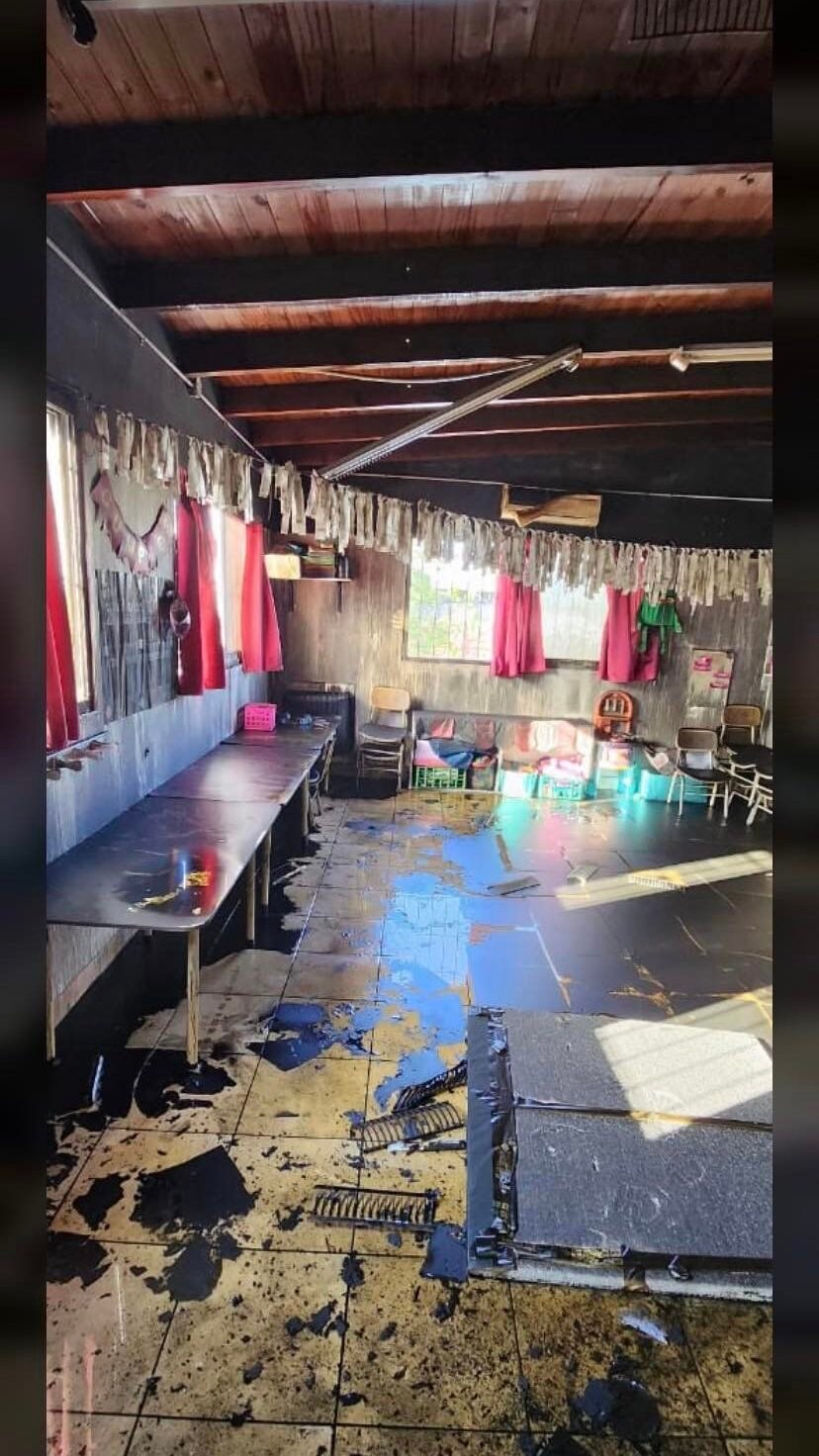Durante la madrugada de este martes, un incendio devastó un jardín de infantes debido a los cortes de energía