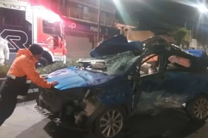 choque brutal en banfield