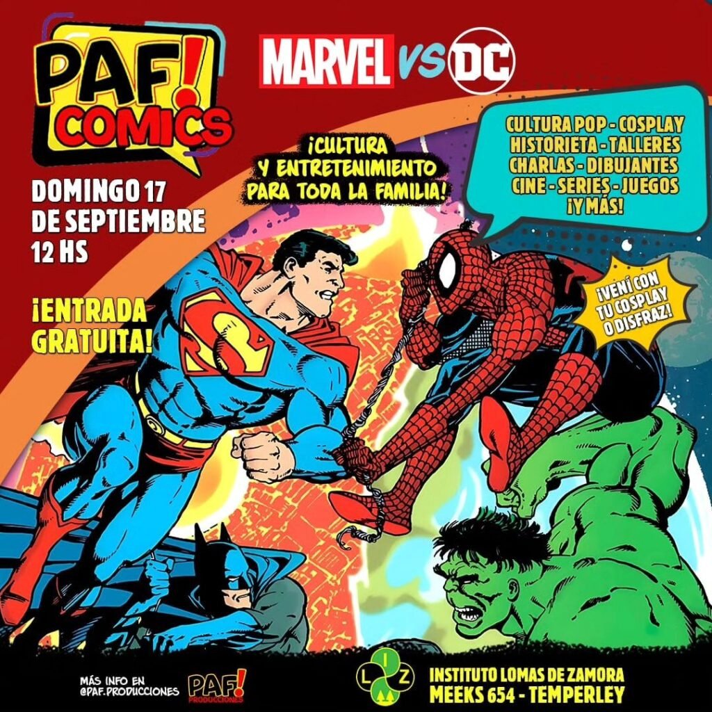 Llega el PAF Comics a Lomas de Zamora: Cultura y Entretenimiento para Toda la Familia