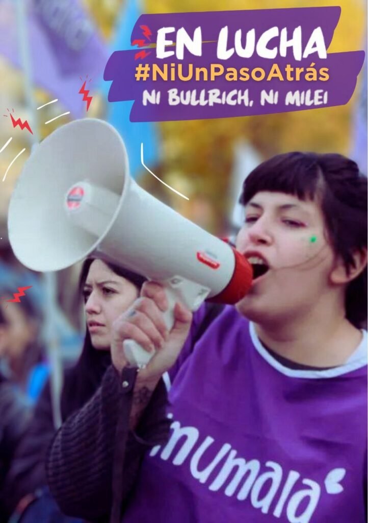 Movilización feminista se llevará a cabo en Lomas de Zamora bajo el lema "Ni un paso atrás. Ni Bullrich, ni Milei"