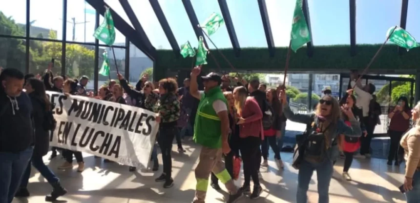 paro trabajadores municipales