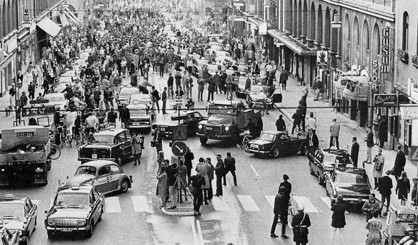 Día Nacional de la Seguridad Vial: En Argentina manejábamos por la izquierda y un día como hoy, cambiamos de sentido