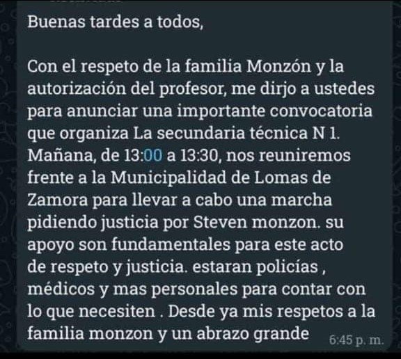 Marcha en Lomas de Zamora para exigir justicia por el adolescente de 13 Años en estado crítico tras ser atacado a martillazos