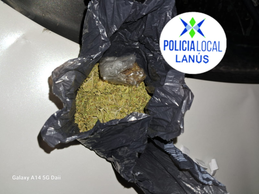 Detienen a un hombre con cocaína y marihuana en Lanús