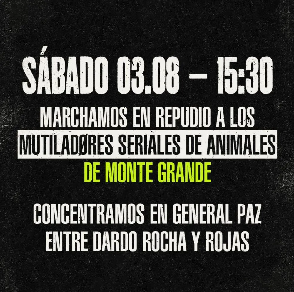 Vecinos de Monte Grande convocan a una marcha contra la familia acusada de mutilar animales en Turdera