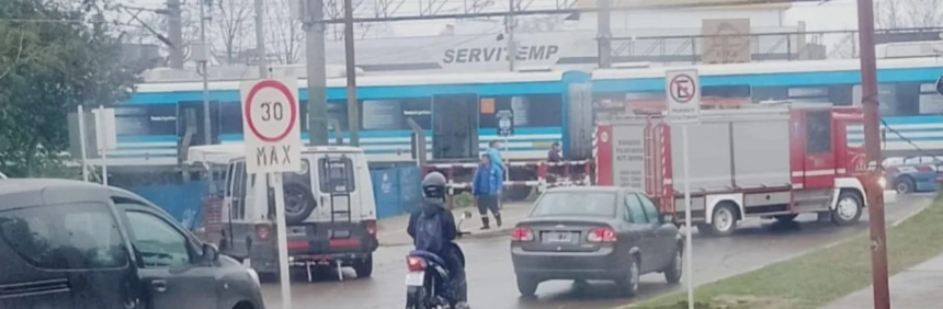 joven atropellado por un tren en Almirante Brown