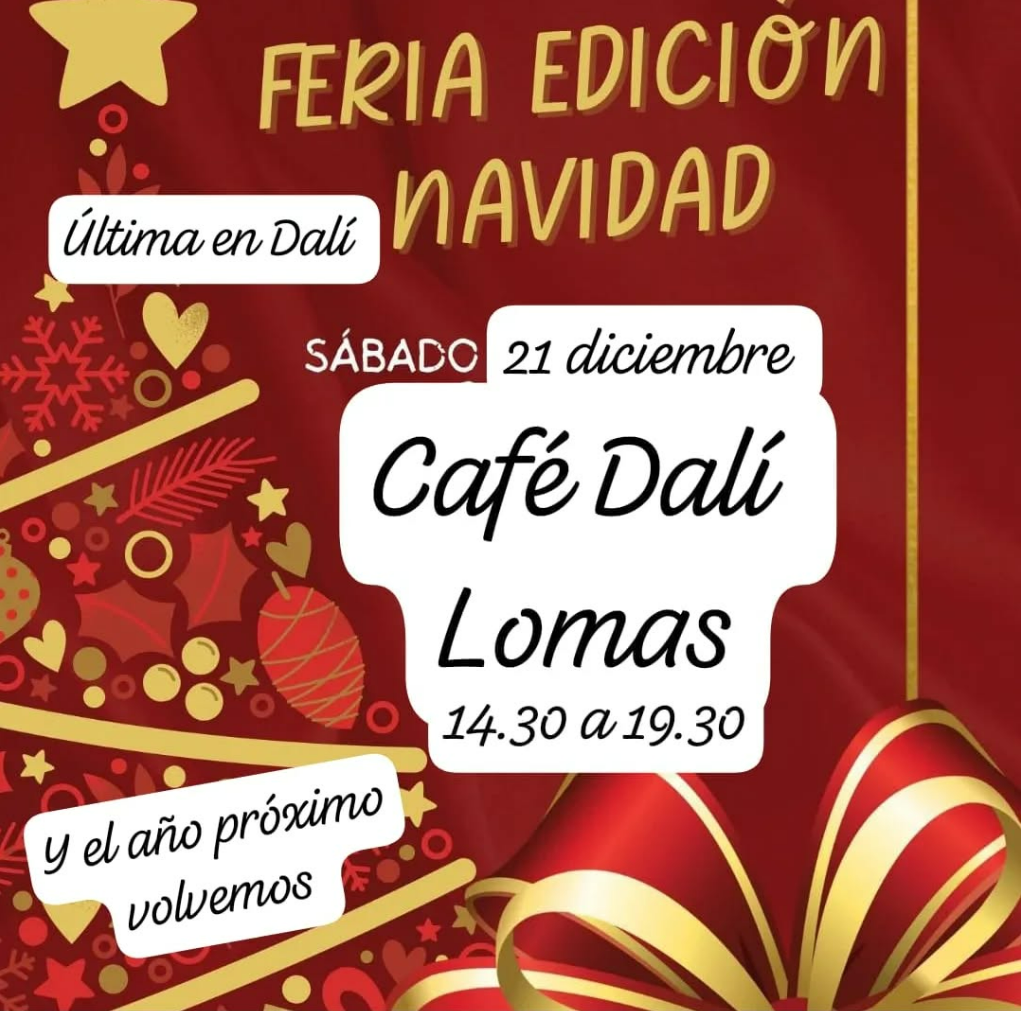 Edición navideña de la Feria Expo del Sol llega nuevamente a Café Dalí con motivo de las fiestas y aniversario de este histórico café