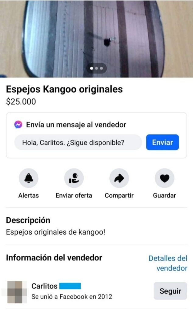 Vecinos denuncian a grupo delictivo que roban espejos retrovisores de vehículos y los venden en Marketplace