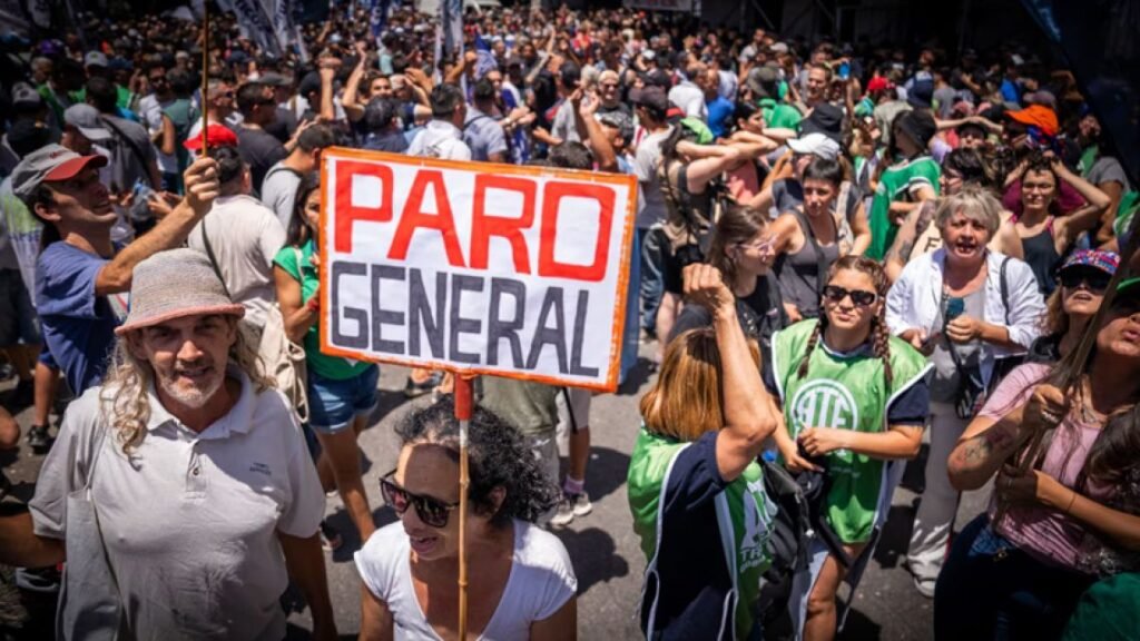 caos total paro general