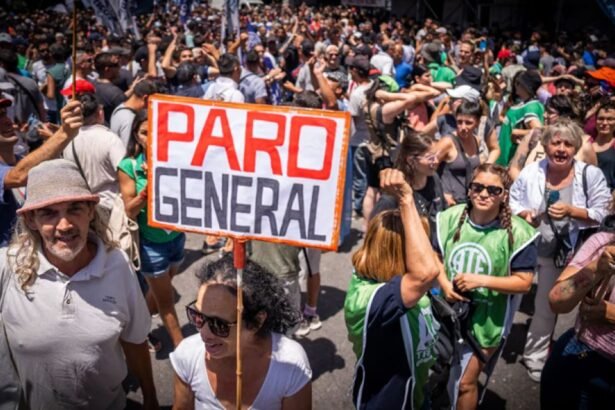 caos total paro general