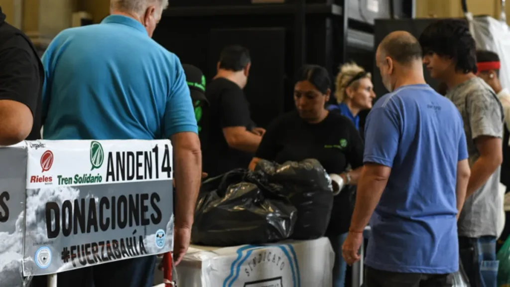 Hoy sale el "Tren Solidario" rumbo a Bahía Blanca: cómo ayudar a los damnificados por el temporal