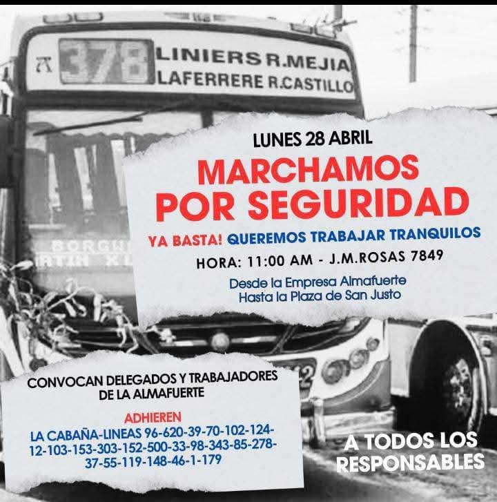 Por amenazas y ataques al personal, se suspende el nuevo ramal de la línea 406 que uniría San Justo con Banfield