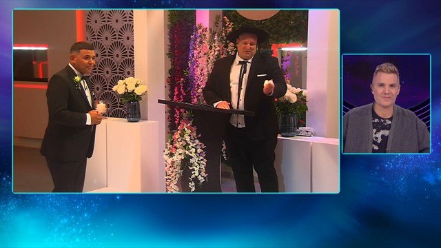 Brian celebró su boda con Luciana dentro de la casa de Gran Hermano: ingresaron exparticipantes y los 10 finalistas lo vieron por TV