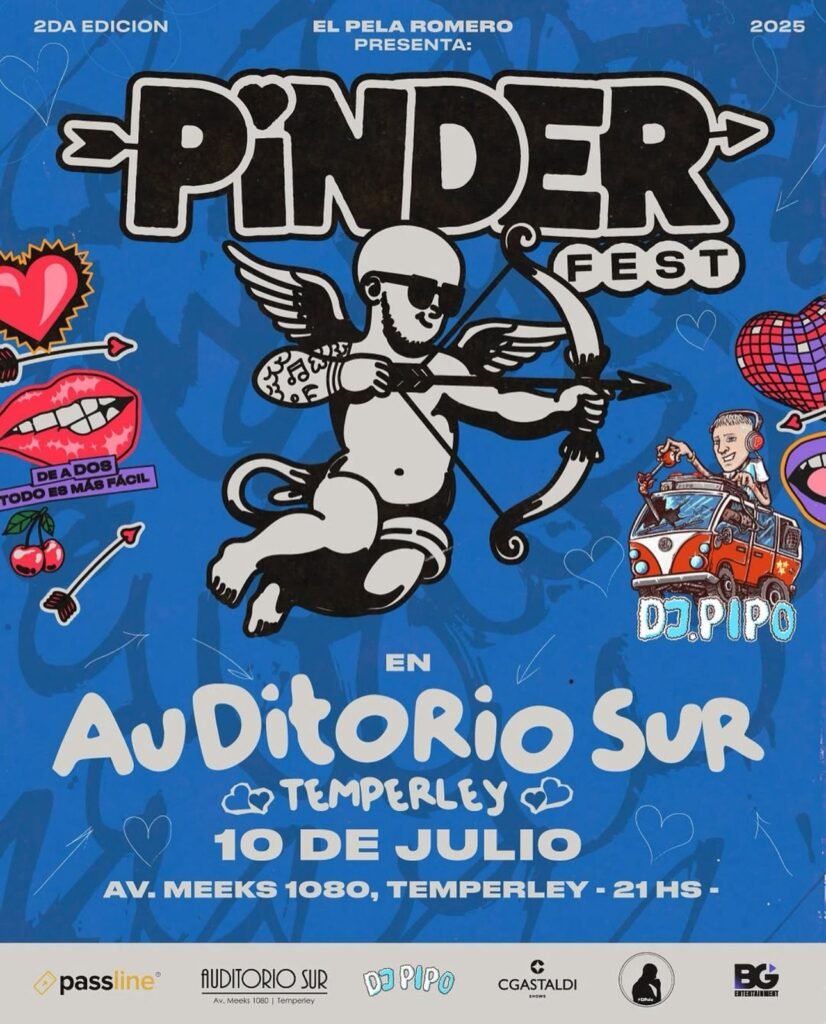 Vuelve la Pinder Fest, ahora en Auditorio Sur: una experiencia para matchear cara a cara, sin pantallas y sin filtros