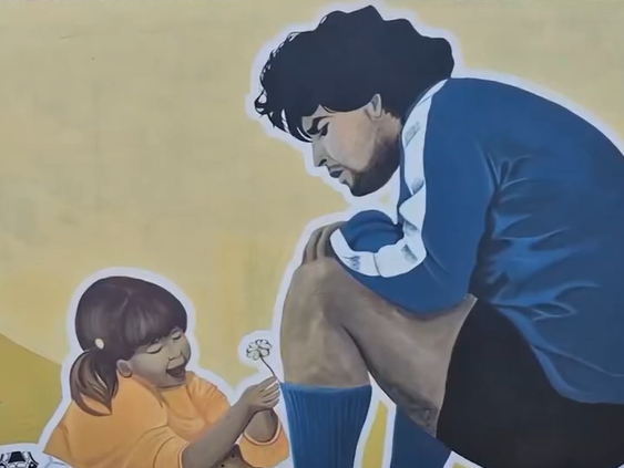 Proyecto "El Diego nos une": homenaje a Diego Maradona y revalorización de la zona en el límite entre Lomas de Zamora y Lanús