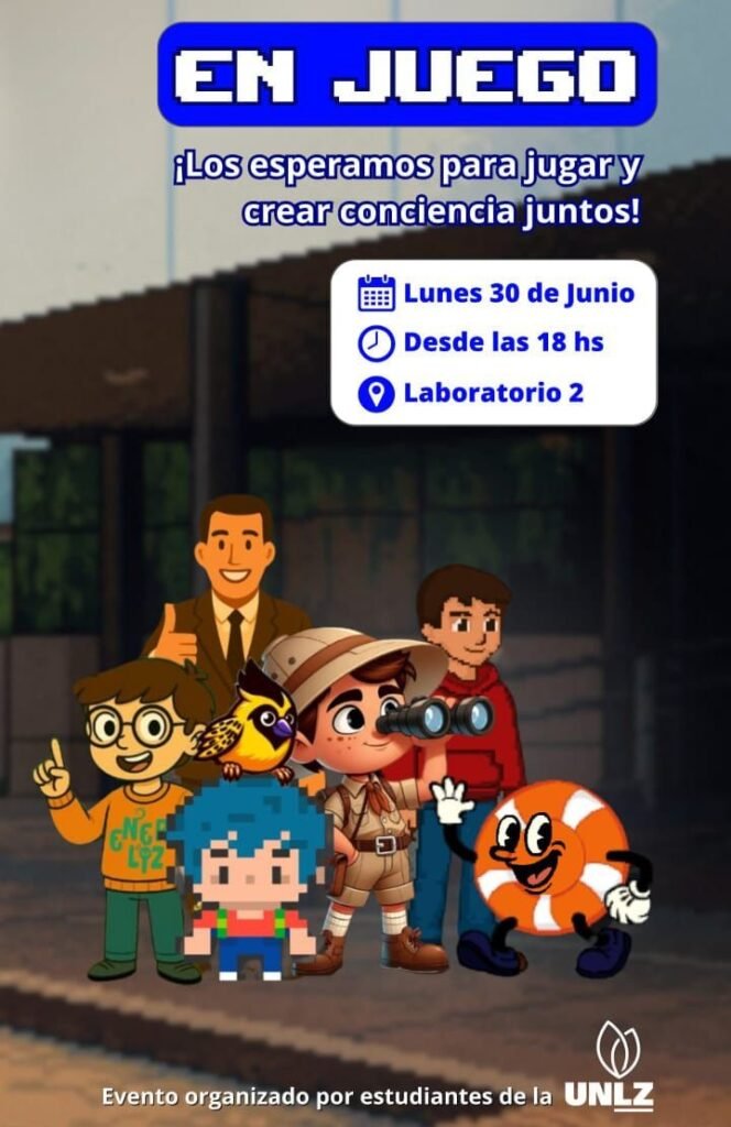 Presentan "En Juego" en la UNLZ, una muestra de videojuegos educativos con enfoque ambiental y social