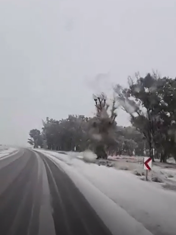 Nevadas en la provincia de Buenos Aires: el aire polar dejó postales muy inusuales en varias regiones de la provincia
