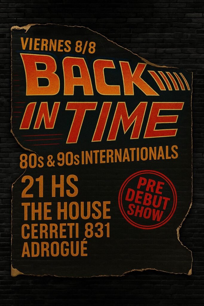 Una banda que mira al pasado reviviendo éxitos de los '80 y '90: llega el debut de Back In Time Internationals