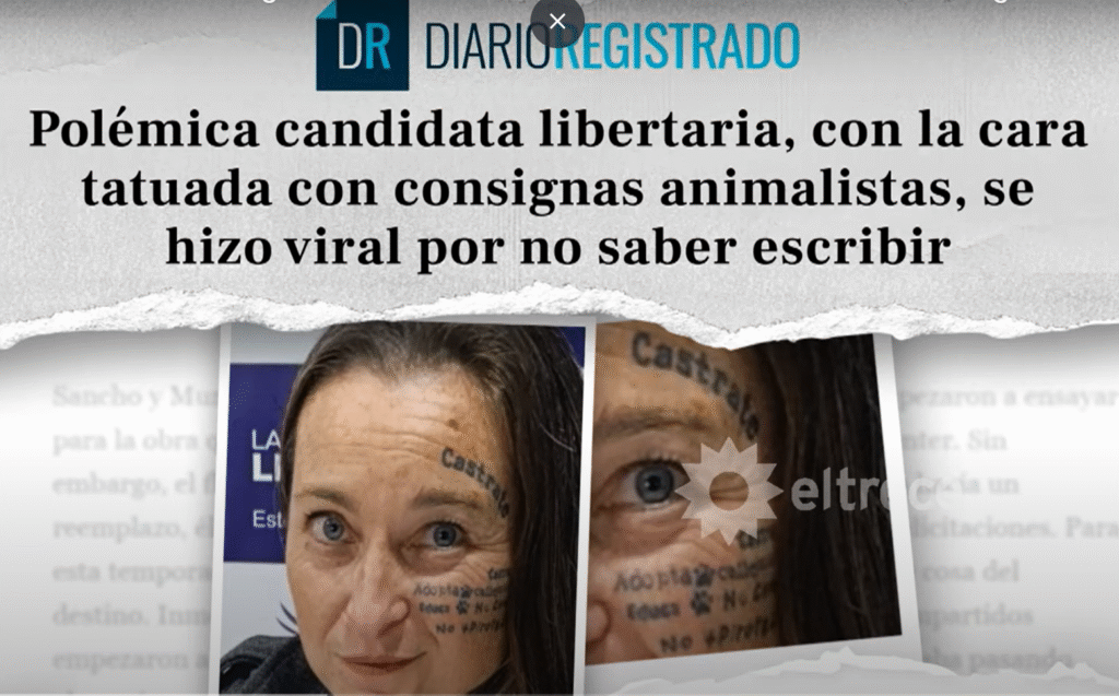 Mario Pergolini criticó con ironía a una candidata libertaria por sus errores de ortografía y su perfil excéntrico