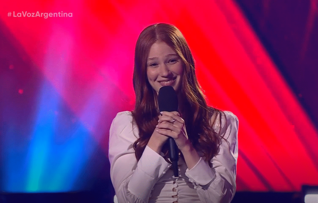 Mía Frenkel emocionó a los coaches de La Voz Argentina con una impactante versión de Spinetta: "es la primera vez"