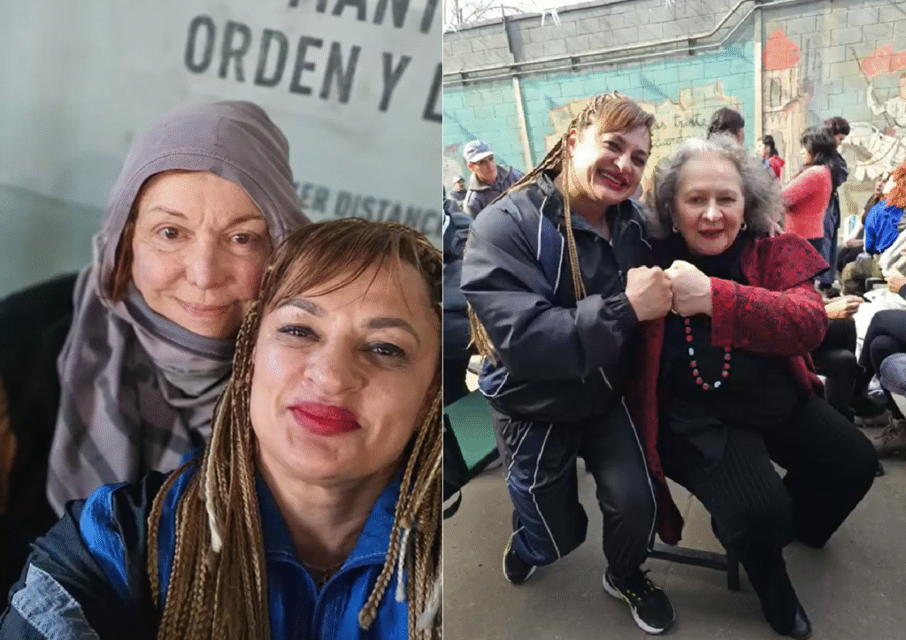 Se difundieron las últimas imágenes de “Locomotora” Oliveras en la serie “En el Barro”, mientras continúa internada en estado crítico