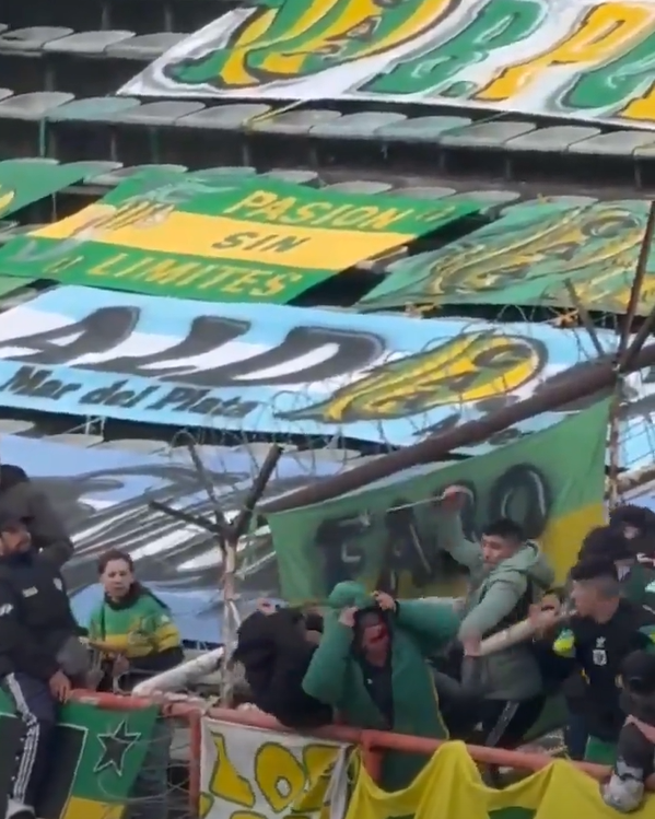 Violento enfrentamiento entre hinchas de Aldosivi dejó tres heridos y derivó en un comunicado conjunto del club y la AFA