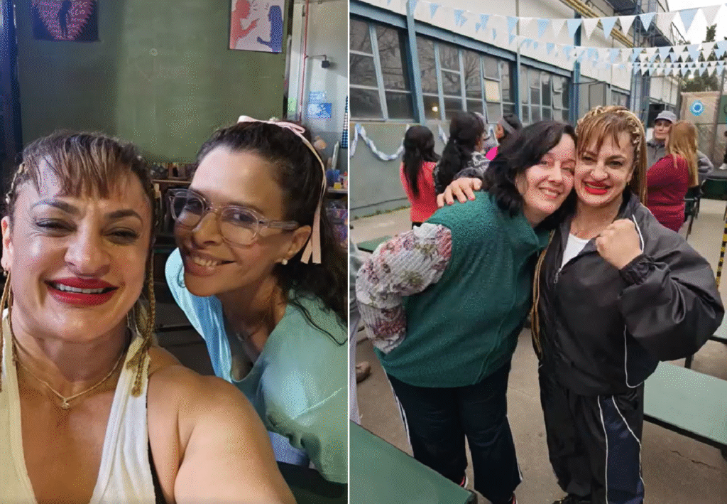 Se difundieron las últimas imágenes de “Locomotora” Oliveras en la serie “En el Barro”, mientras continúa internada en estado crítico