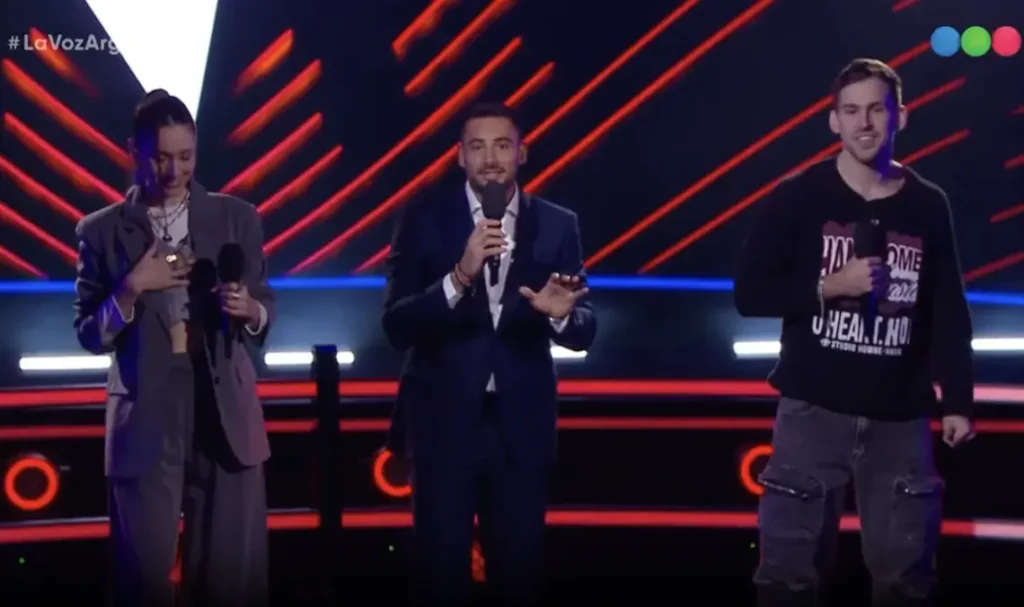 Nico Occhiato intentó hacer de cupido y generar una historia de amor en La Voz Argentina pero le salió mal