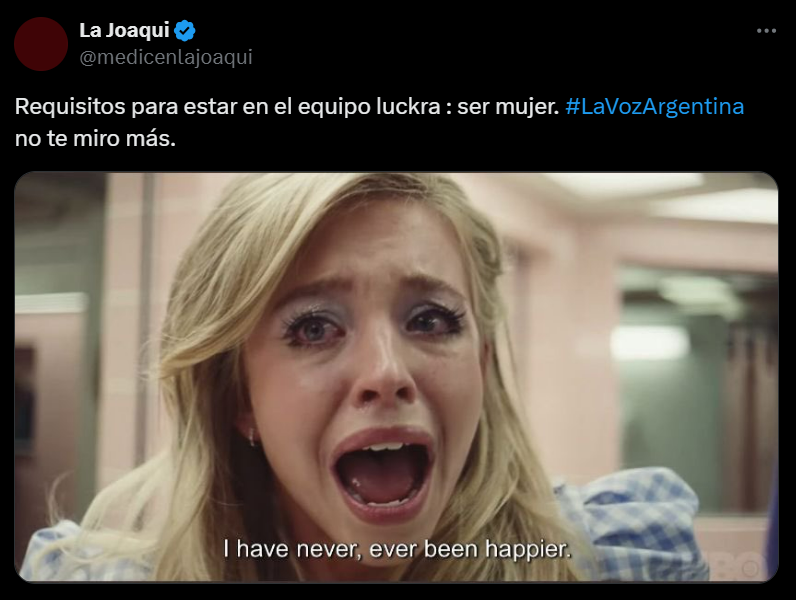 Las redes sociales suman un condimento extra a La Voz Argentina: el divertido cruce entre Luck Ra y La Joaqui