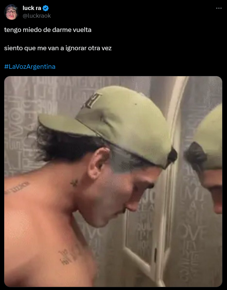 Luck Ra se sinceró luego de no girar su silla ante una participante: “Estoy un poco arrepentido de no haber peleado ni un poco”