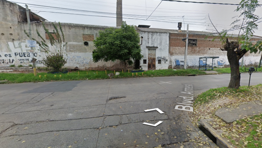 policía baleó delincuente
