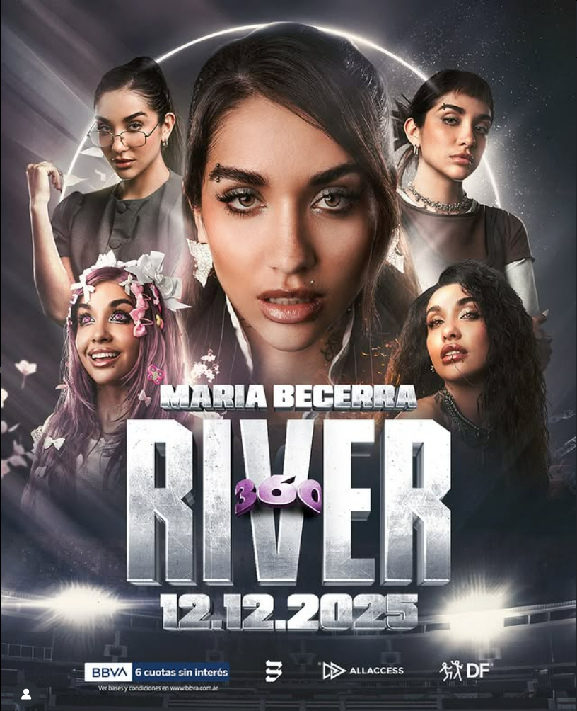 María Becerra anuncia su tercer show en River con un formato 360° y proyección histórica: cuándo salen las entradas