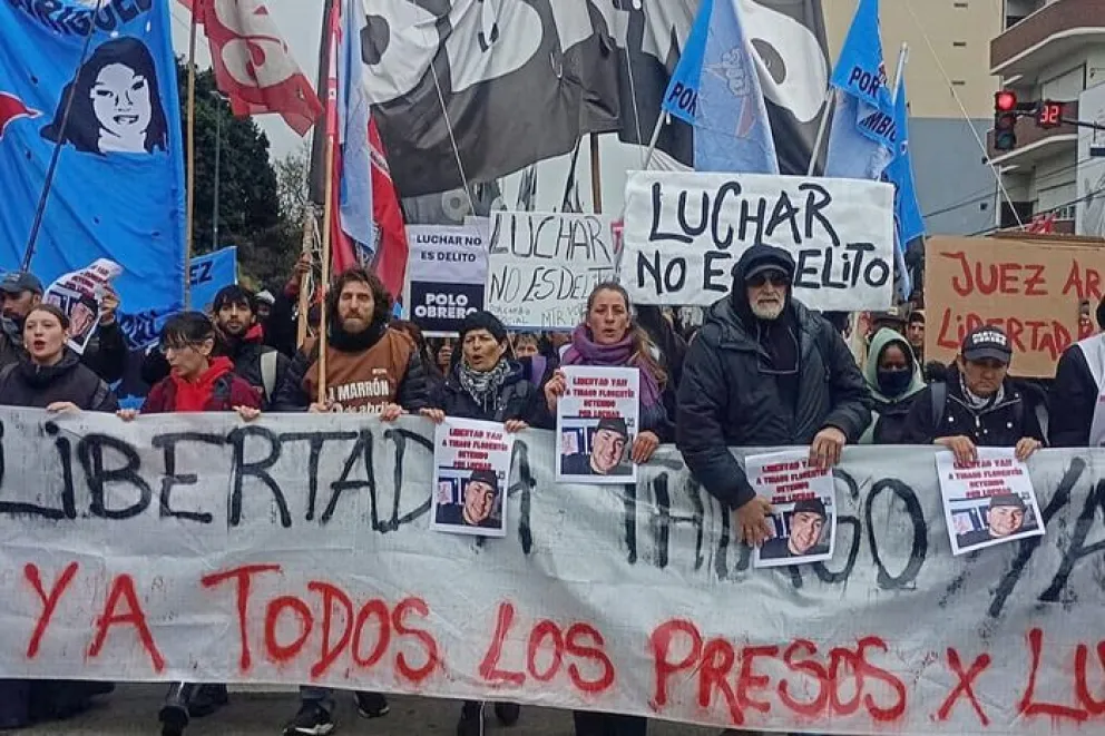 milei agresor lomas