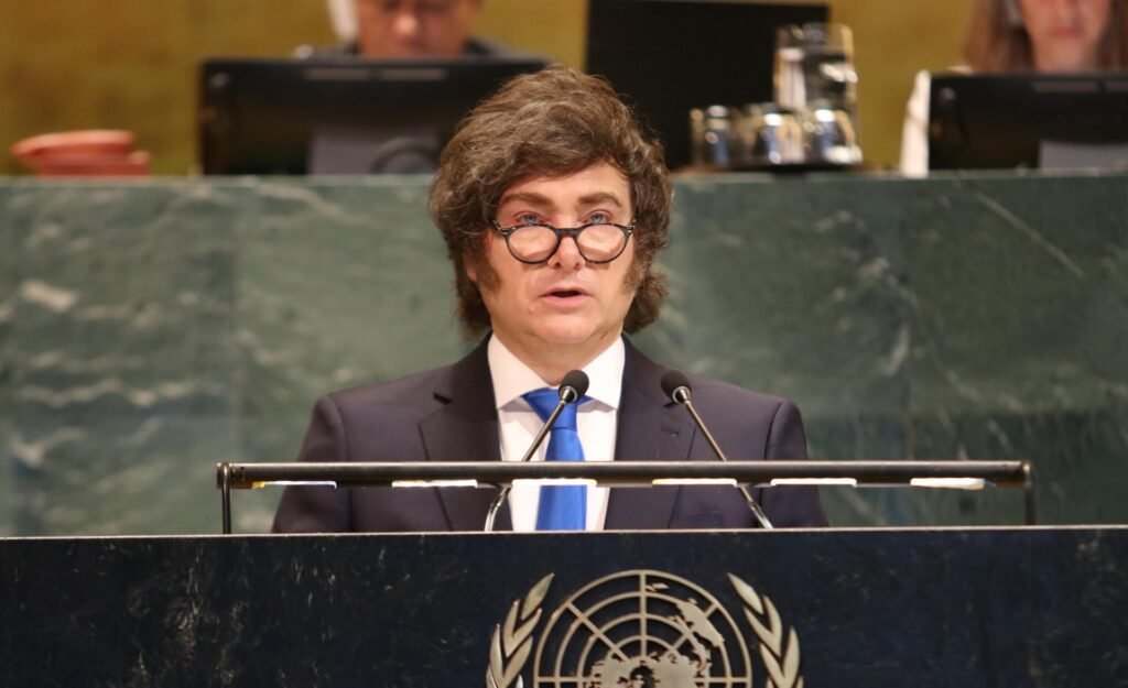 Milei criticó duramente a la ONU durante la Asamblea General en Nueva York, y pidió la libertad del gendarme detenido en Venezuela