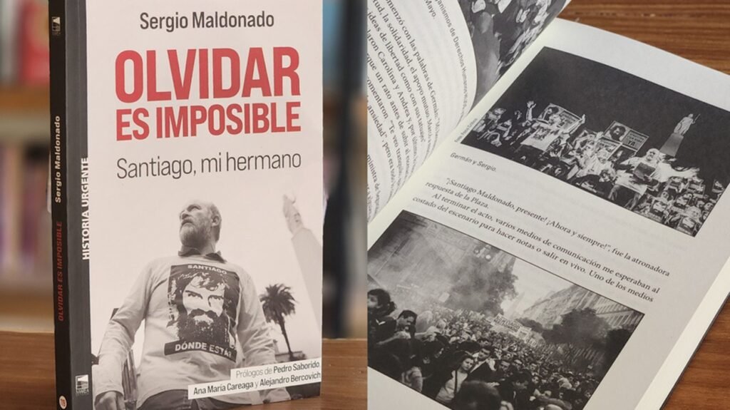 Sergio Maldonado presentó su libro y pidió no olvidar a Santiago: “La impunidad duele más que la ausencia”