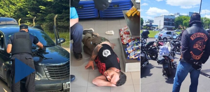 Guerra de motociclistas en La Plata: 13 demorados, tres heridos y armas incautadas