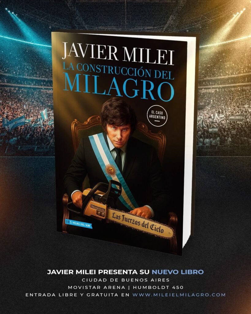 Javier Milei presentó su nuevo libro en un evento musical que combinó política y rock, instando a sus seguidores a perseverar hacia las elecciones legislativas