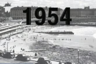 El día que el mar "abrazó" a la Bristol: el antecedente de 1954 que sembró el pánico en Mar del Plata