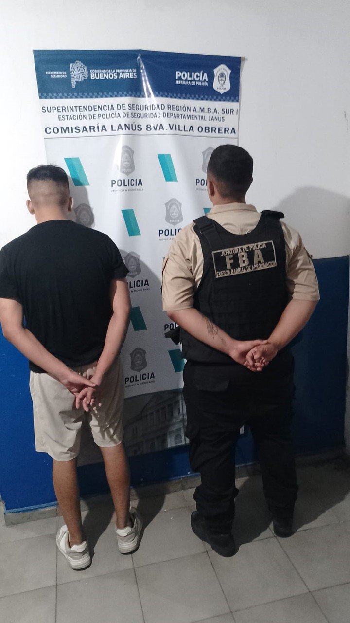 delincuente detenido