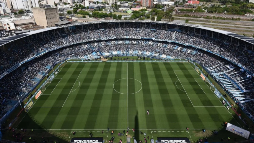 asado para socios de Racing